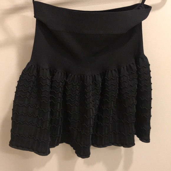 BCBG Black Drop Waist Skirt Small - Picture 1 of 4
